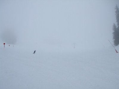 unterer Teil der Abfahrt am Reckmoos, die Sicht wird wieder besser :)