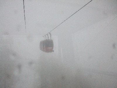 die Sicht wird schlechter....