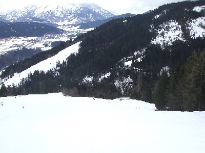 Oberer Teil der Talabfahrt Streuböden