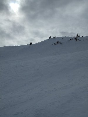 angesprochener Tiefschneehang...