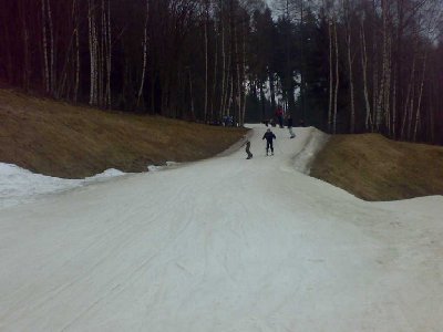 letztes Stück der Talabfahrt