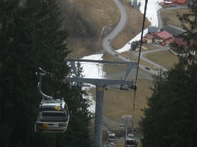 die Abfahrt iss dennoch sehr gut befahrbar