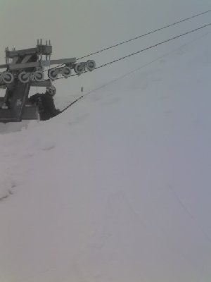 Im 1m tiefen Schlepper Graben