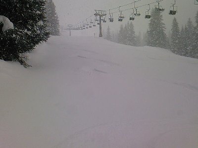 Freitag einfach top, an der Talabfahrt.