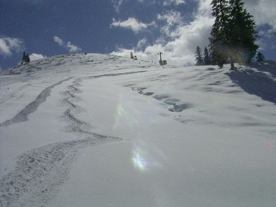 Tiefschnee am Waldkopf