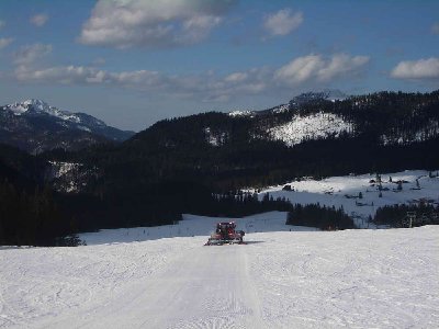 Filmen vom PB aus - für mich frische Piste