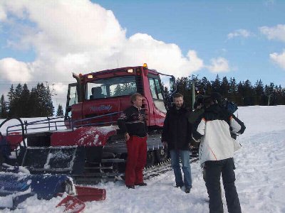 Interview mit Fernsehteam