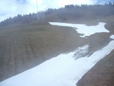 Blick auf die Schönleitenabfahrt