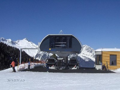 Bergstation des neuen Alm-Express