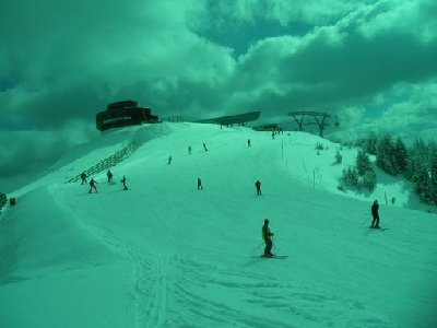 Blick zum Schönleiten Gipfel