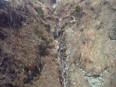 Bach am Reiterkogel, nicht wirlich Winterlich
