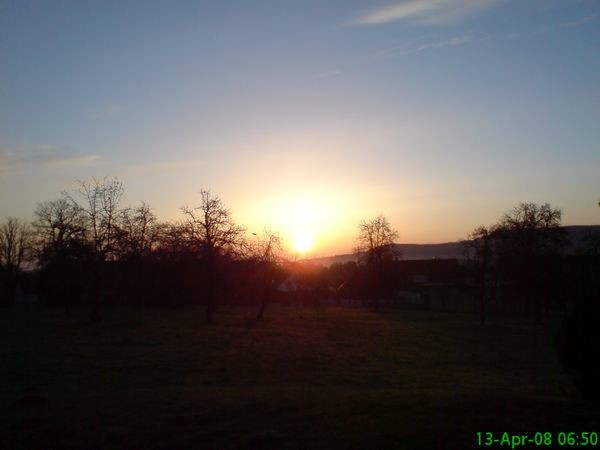 Abfahrt bei mir daheim um 06.50Uhr - das schaut ja schon mal viel versprechend aus...