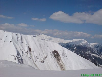 Es herschte Lawinenwarnstufe 2. In den letzten Tagen gingen einige Schneebretter ab