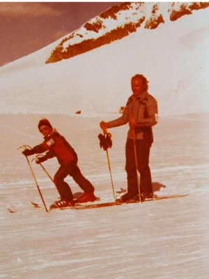 Auf dem Weg von der Gletscherhütte zur Lärmstange