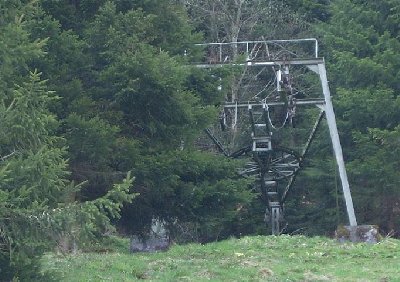 Umlenkstation am Waldrand