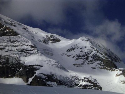 Trasse auf den Marmolada-Hauptgipfel