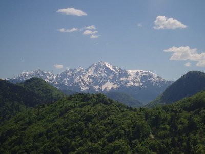 Blick auf den Hohen Göll 2.522m