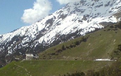 Höttinger Alm mit Brandjochspitze