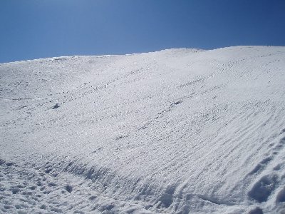 Wahnsinns Schneemengen unterhalb des Salzburger Hochthrons