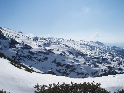 2 weitere Skispuren habe ich hinten auf dem Platau noch sehn können