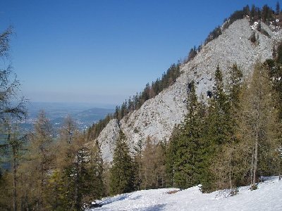 wir kommen in der mittleren Verlauf der Abfahrt