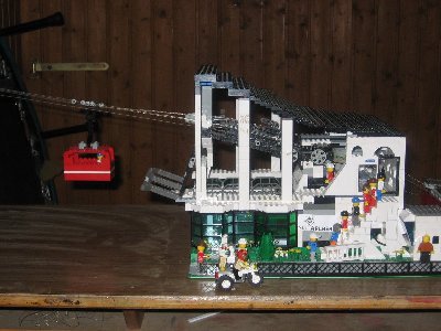 Bergstation mit Gondel