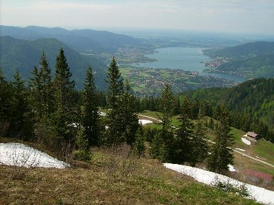 Blick zum Tegernsee