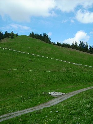 Trasse von der Talstation aus...