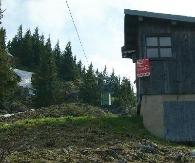 Bergstation des Setzberglifts