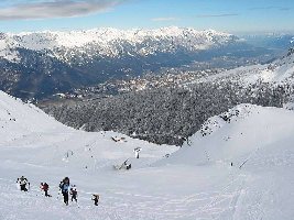 30. November 2003: Der nun ersetzte Doppelmayrgittermastenschlepper.