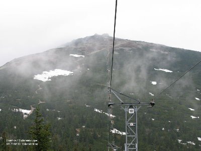 Stütze 10 und die Schneekoppe