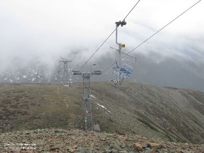 Kurz vor der Bergstation