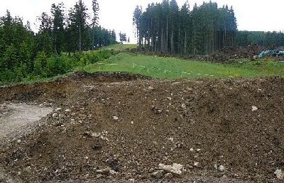 baustelle talstation plus trasse und neue zufahrt