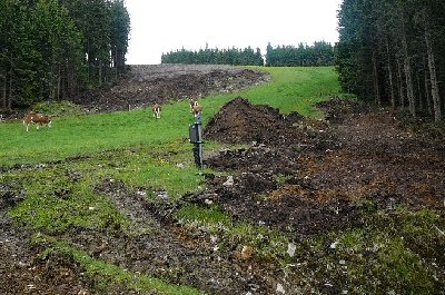 pistenverbreiterung weißenelfschlagpiste im bereich oberhalb der bergstation der promibahn
