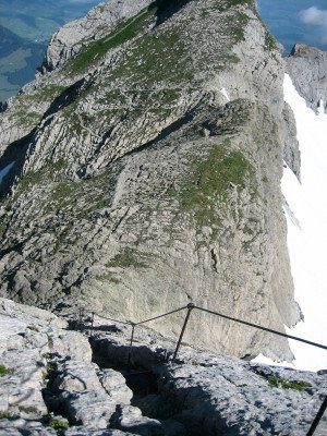 Himmelsleiter mit Seealpsee und Blauschnee
