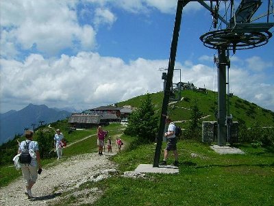 Bergstation mit Wankbahnbergstation hinten