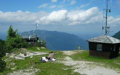 Fundamentreste und Liftwärterhaus des LSAP Sonnenlift