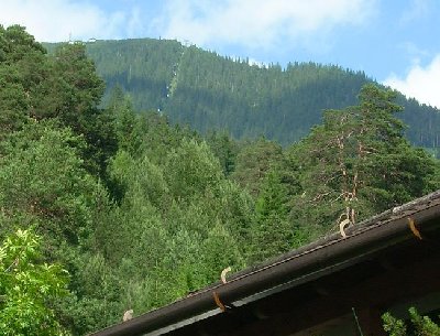 Alte Trasse vom Ort aus gesehen...