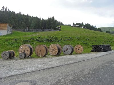 Rohre und Schläuche bei der Zinkenalm