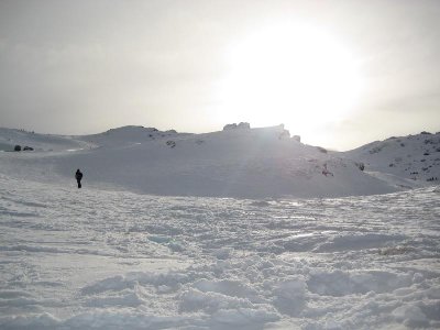Zwar nicht sonderlich viel Schnee ,aber genug