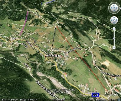 rot = Parsennbahn<br />pink = 4KSB <br />schwarz = sonstige Lifte<br />Blau im Hintergrund Ifenlifte