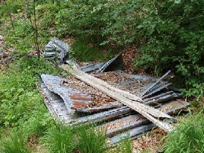 Blech (etvl. von der Bergstation???)