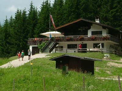 Hier beim Holzhäusle stand die Talstation