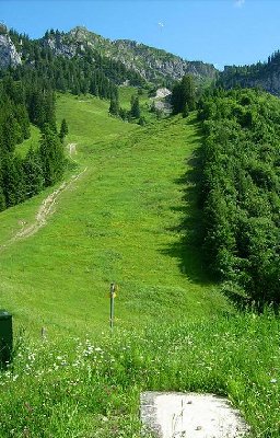 Blick auf die Ex-Trasse