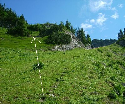 Letztes Stück, dahinter war der Ausstieg