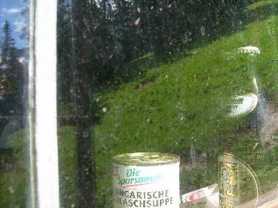 Blick ins Fenster...