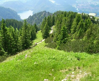 Trasse von ehemaligen Ausstieg aus