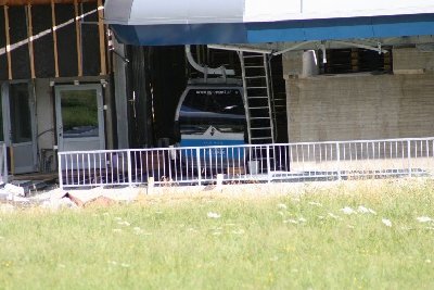 Die Gondeln (wurden aus Lichtenstein geliefert)