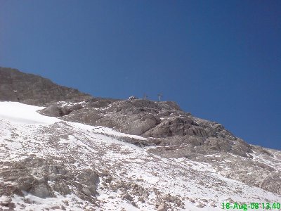 Bergstation DSB Neue Welt. Sie wird laut einem Angestellten der BZB nicht abgebaut, da dies wohl "zu teuer wäre".
