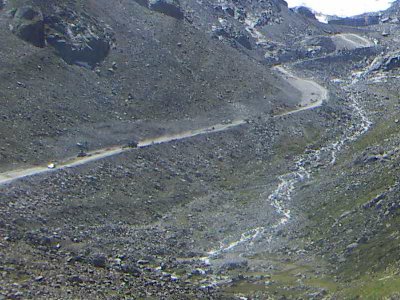 oberer pistenbereich